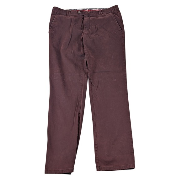 Meyers Other - Meyers Men's Burgundy Chinos Casual Pants Slim Fit Stretch Comfortable 38 x 28